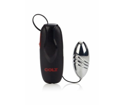 COLT Turbo Bullet Intimate Power Bullet, Multi-Speed, Silver Finish
