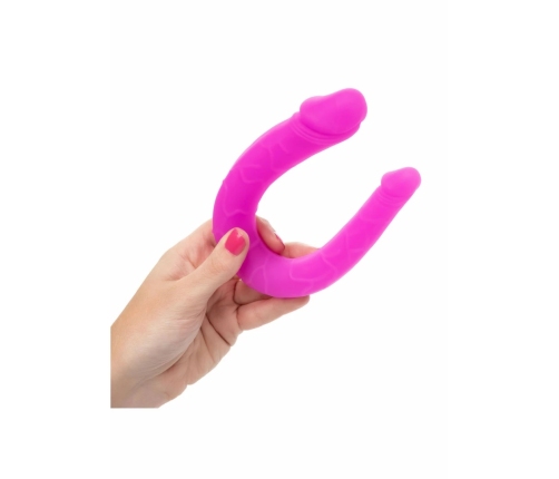 CalExotics Double Dong AC/DC Silicone U-Shape 30cm Satin Finish