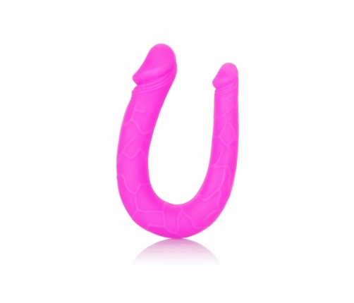 CalExotics Double Dong AC/DC Silicone U-Shape 30cm Satin Finish