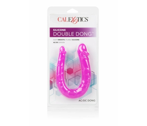 CalExotics Double Dong AC/DC Silicone U-Shape 30cm Satin Finish