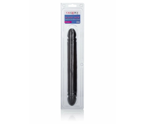 Blackjack Smooth Double Dong 12'' Poly-Melt PVC Flexible Model