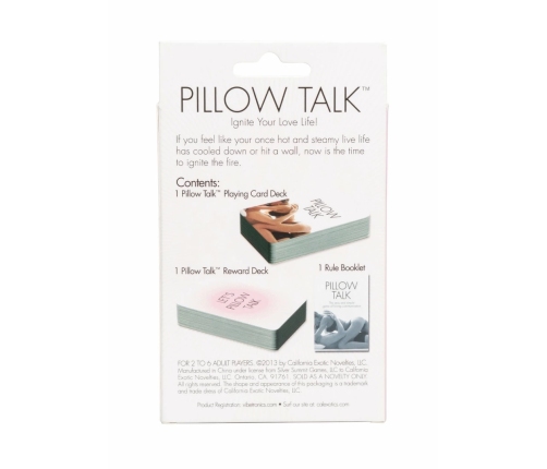 Pillow Talk Communication Card Game for Couples, 2 Decks, 2 Players