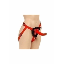 Sophia's Red Rider Adjustable Harness Set with Curved Attachment Red Sophia's Red Rider Adjustable Harness Set with Curved Attachment Red