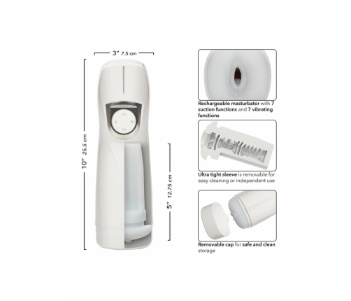 Optimum Power Life-like Pulsar Stroker Rechargeable Intimate Device