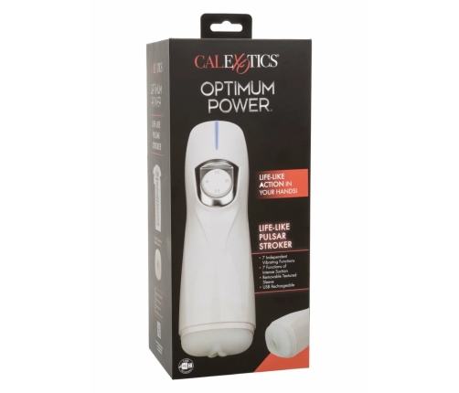 Optimum Power Life-like Pulsar Stroker Rechargeable Intimate Device