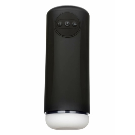 Optimum Power Vibrating & Thrusting Stroker Rechargeable Black IPX7