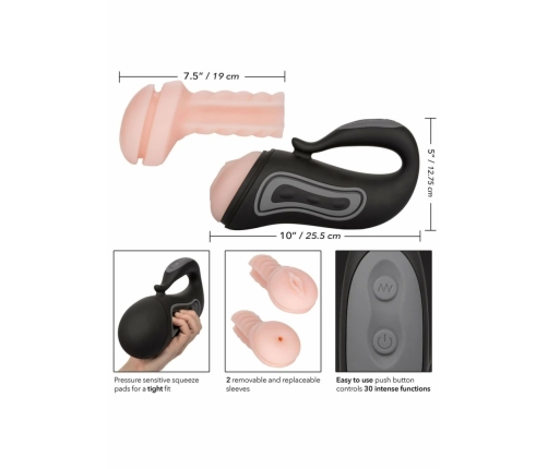 CalExotics Optimum Power Rechargeable Grip-N-Stroke Intimate Device