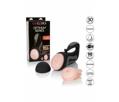 CalExotics Optimum Power Rechargeable Grip-N-Stroke Intimate Device