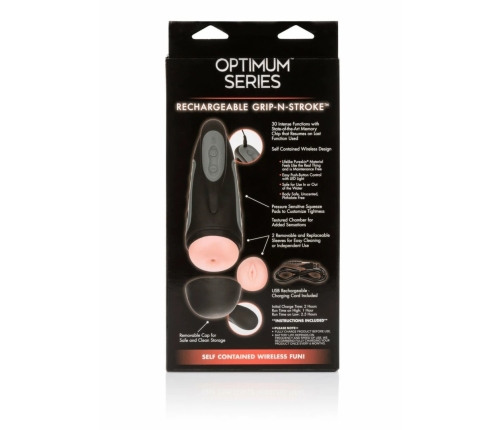 CalExotics Optimum Power Rechargeable Grip-N-Stroke Intimate Device