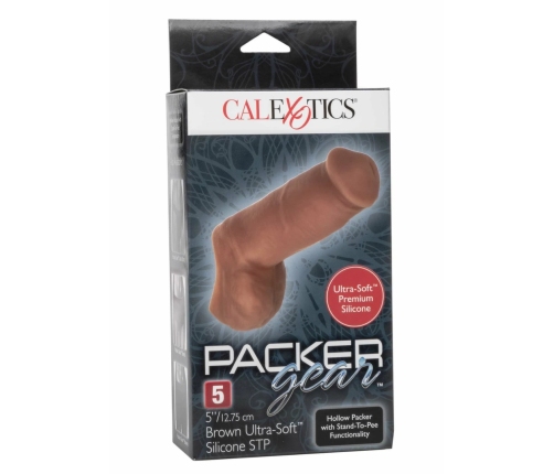 Packer Gear 5 inch Ultra-Soft Silicone STP Black Anatomical Model