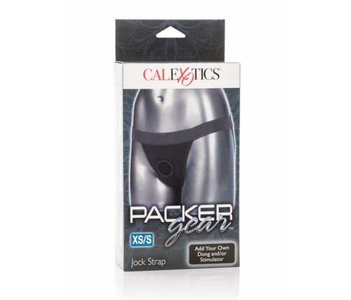 Packer Gear Jock Strap Adjustable Harness Black Unisex 716770089816