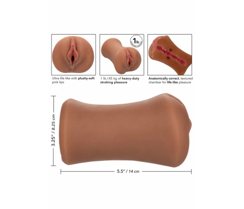 CalExotics Stroke It Tight Anatomical Intimate Machine, PureSkin, 1 lb