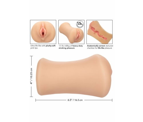 CalExotics Stroke It Juicy Model Intimate Sleeve Pink 1.5lb 716770098788