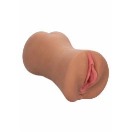 CalExotics Stroke It Dual Entry Sleeve Pure Skin 2-Entry Pink 2lbs CalExotics Stroke It Dual Entry Sleeve Pure Skin 2-Entry Pink 2lbs