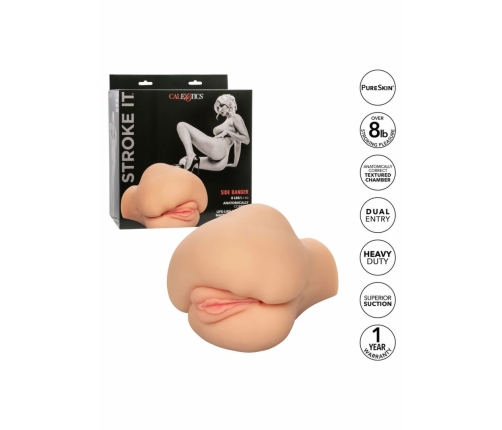 CalExotics Stroke It Side Banger Anatomical Dual-Chamber Intimate Machine 8 lbs
