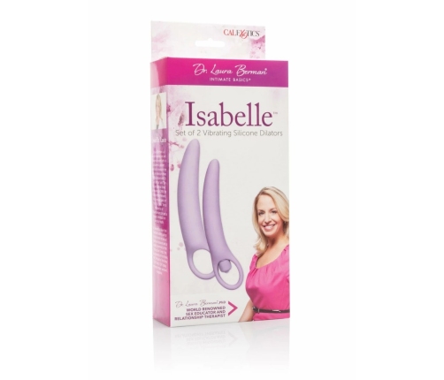 Dr. Laura Berman Isabelle Set of 2 Silicone Dilators with Vibrator