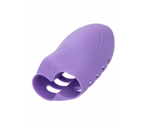 Dr. Laura Berman Rechargeable Finger Vibe Dual Motor, 10 Modes, Purple