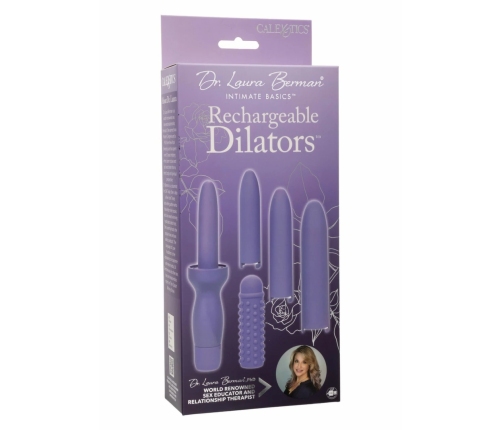 Dr. Laura Berman Rechargeable Dilators Set 4 Sizes + Silicone Sleeve