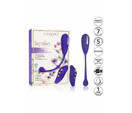 CalExotics eStim Remote Kegel Exerciser - Wireless Pelvic Trainer, 7 Modes