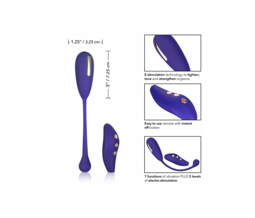CalExotics eStim Remote Kegel Exerciser - Wireless Pelvic Trainer, 7 Modes