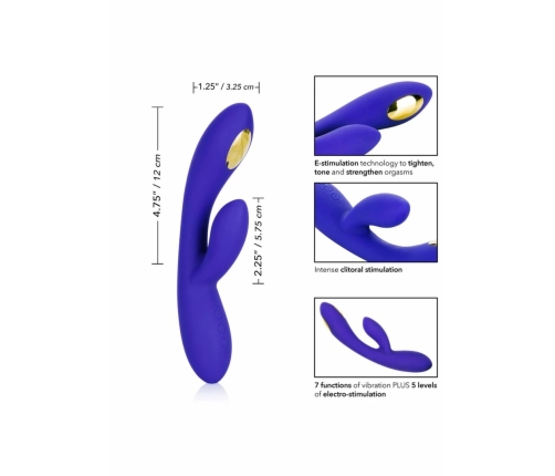 Impulse eStim Dual Wand - Advanced Silicone Dual-Action Wand, 7 Modes