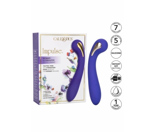eStim Petite G Wand by Impulse - Compact Intimate Massager, 5 E-Stim Modes