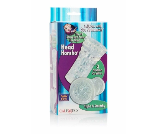 Sue Johanson Head Honcho Intimate Stimulation Sleeve 5” Senso Material