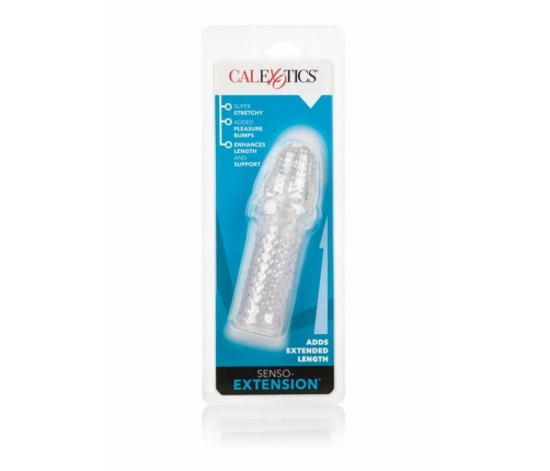 Senso Extension Transparent Sleeve Enhancer, Soft Silicone-Like Material