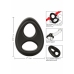 CalExotics Ultra Soft Dual Ring Silicone Support System Black