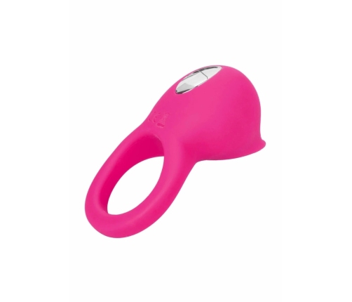 CalExotics Teasing Tongue Enhancer Silicone Rechargeable Ring Black