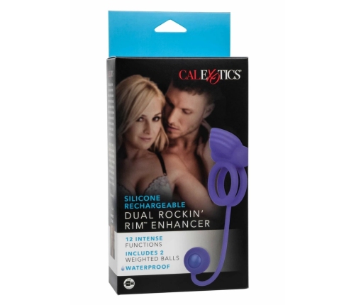 CalExotics Dual Rockin' Rim Enhancer Silicone Rechargeable System
