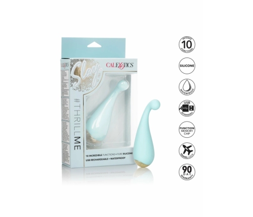 Slay Thrill Me Compact Vibrating Finger Teaser, Waterproof, USB Rechargeable