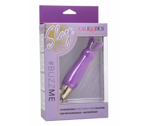 CalExotics Slay Buzz Me Mini Dual-Action Vibrating Massager Pink