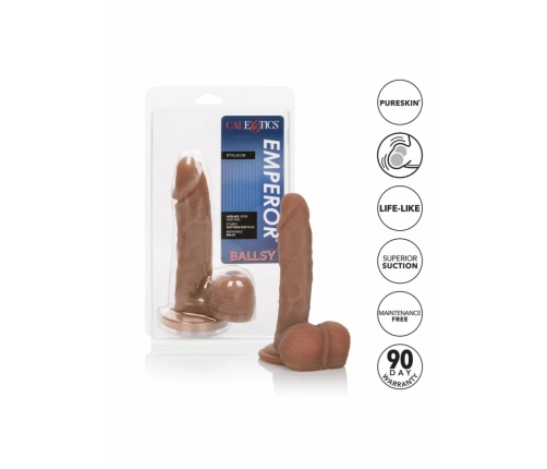 CalExotics Emperor Ballsy PureSkin Intimate Machine with Suction Base 20 cm