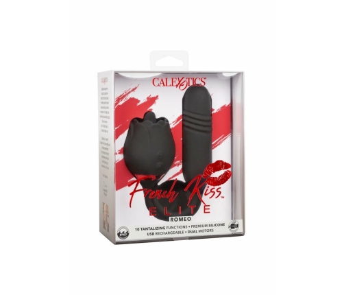 French Kiss Elite Romeo Intimate Device, Dual Motor, Waterproof, Pink