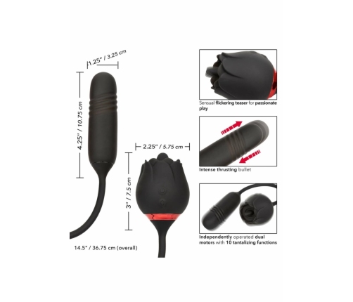 French Kiss Elite Romeo Intimate Device, Dual Motor, Waterproof, Pink