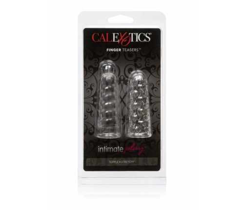CalExotics Finger Teaser Set - Flexible Textured Finger Sleeves, 2 pcs