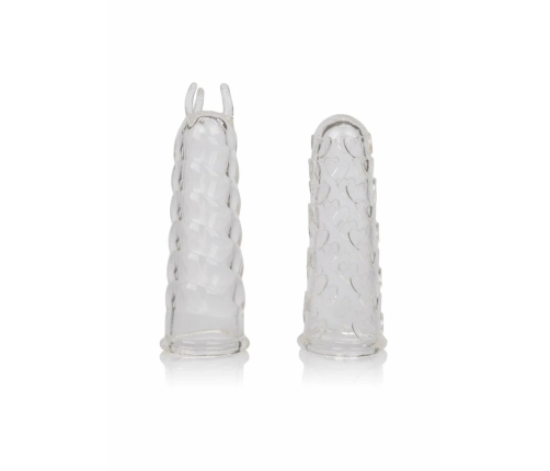 CalExotics Finger Teaser Set - Flexible Textured Finger Sleeves, 2 pcs