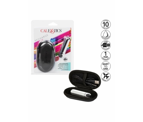 CalExotics Rechargeable Hideaway Bullet Compact Intimate Massager USB