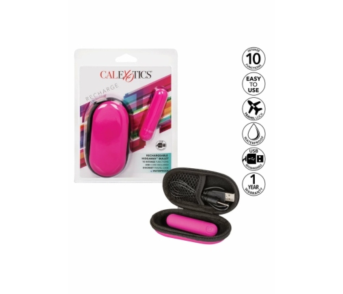 CalExotics Rechargeable Hideaway Bullet Compact Intimate Massager