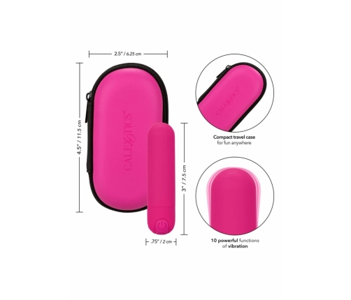 CalExotics Rechargeable Hideaway Bullet Compact Intimate Massager