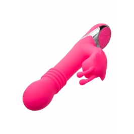 Kissing Butterfly Vibrator Multi-Function Silicone Intimate Device Pink