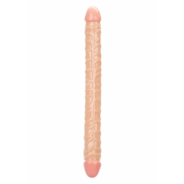 Size Queen Double Dong 17 inch Flexible Dual-Ended Model Clear Size Queen Double Dong 17 inch Flexible Dual-Ended Model Clear