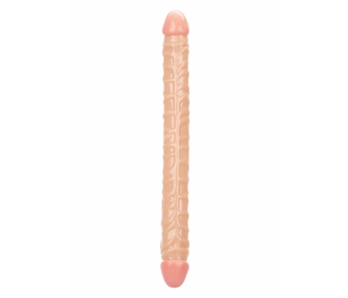 Size Queen Double Dong 17 inch Flexible Dual-Ended Model Clear