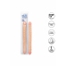 Size Queen Double Dong 17 inch Flexible Dual-Ended Model Clear