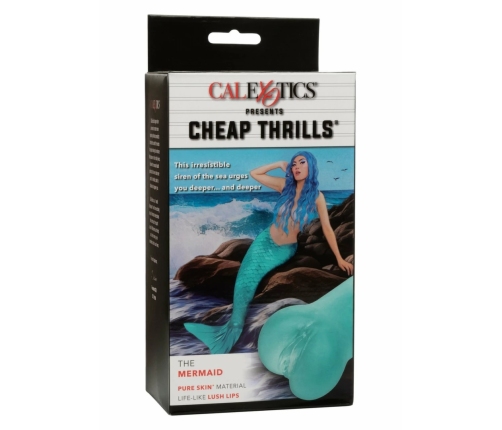 Cheap Thrills The Mermaid Intimate Stimulation Sleeve Pure Skin 13 cm