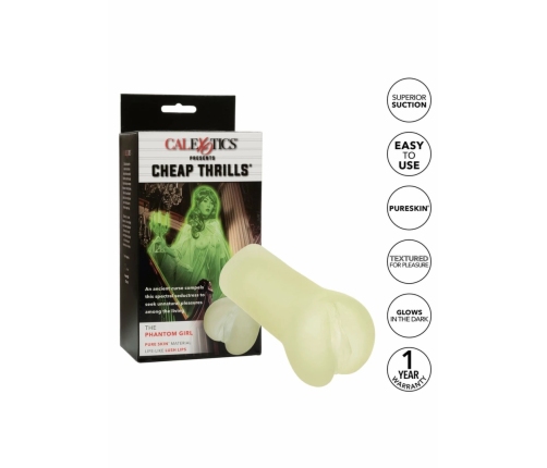Cheap Thrills The Phantom Girl Glow-in-the-Dark Intimate Sleeve 14 cm