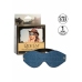 Ride Em Denim Eye Mask Premium Double-Padded Adjustable Fit