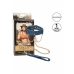 Pipedream Ride Em Denim Adjustable Collar with Detachable Leash Blue