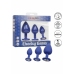 Cheeky Gems 3 pcs Silicone Anal Training Set with Gem Base